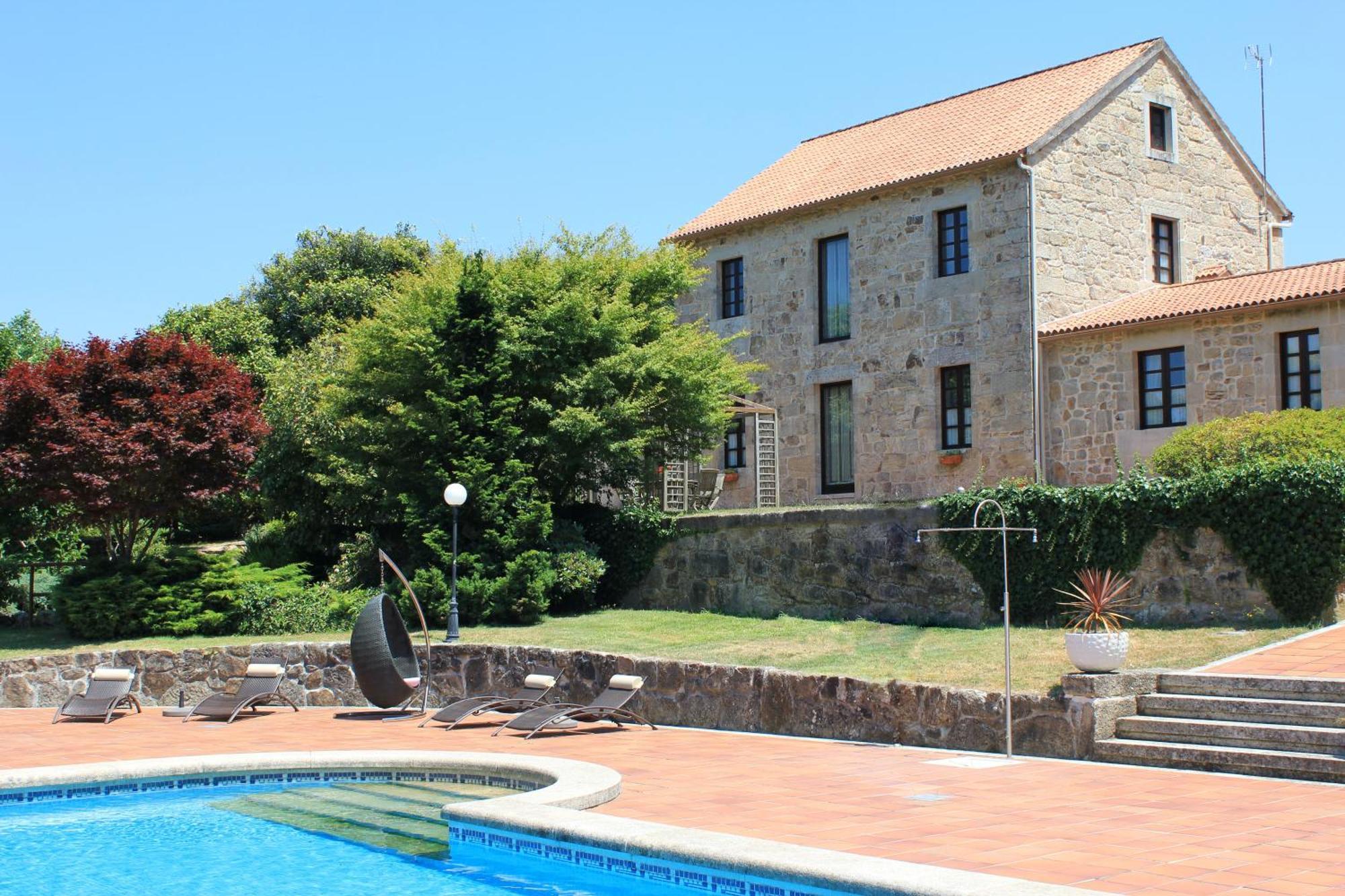 Hotel Casa A Pedreira Rias Baixas Cuntis Exterior foto